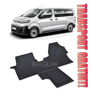 Citroen Jumpy III, Van, fabricat din 01.2016 - Prezent, 2 Locuri, set covorase auto dedicate, din cauciuc 100% Premium - Img 1