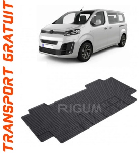 Citroen Spacetourer, Van, fabricat din 01.2016 - Prezent, Rand 2, Masina Are 6 Locuri, set covorase auto dedicate, din cauciuc 100% Premium accesorii pentru autoturismul tau - masina v155499