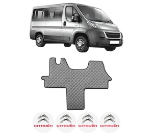 Covoras Camion Tir CITROEN JUMPER II Bus din 2006-2023, Auto, 4x Stickere auto cu CITROEN