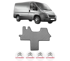 Covoras Camion Tir CITROEN JUMPER II Van din 2006-2023, Auto, 4x Stickere auto cu CITROEN