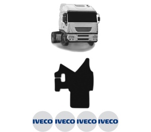 Covoras Camion Tir Iveco STRALIS I din 2002-2013, Auto, 4x Stickere auto cu Iveco