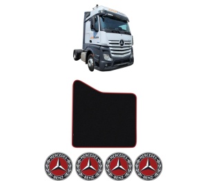 Covoras Camion Tir MERCEDES-BENZ ACTROS MP4 / MP5 din 2011-2024, Auto, 4x Stickere auto cu MERCEDES-BENZ