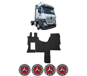 Covoras Camion Tir MERCEDES-BENZ ACTROS MP4 / MP5 din 2011-2024, Auto, 4x Stickere auto cu MERCEDES-BENZ