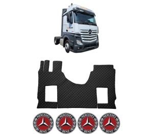 Covoras Camion Tir MERCEDES-BENZ ACTROS MP4 / MP5 din 2011-2024, Auto, 4x Stickere auto cu MERCEDES-BENZ