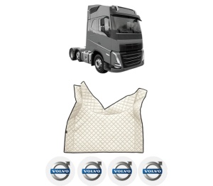Covoras Camion Tir VOLVO FH III din 2020-2024, Auto, 4x Stickere auto cu VOLVO