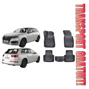Covorase auto Audi Q7 II (Typ 4M) 2015-2024 set presuri tip tavita