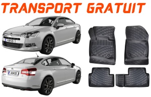 Covorase auto Citroen C5 II (Rd / Td)2007-2017 Set presuri auto tip tavita accesorii pentru autoturismul tau - masina v22509
