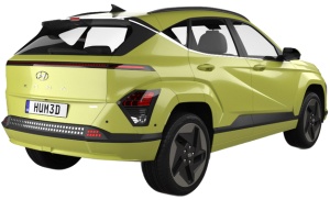 Covorase auto Hyundai Kona din 2023- prezent, Set presuri tavita accesorii pentru autoturismul tau - masina v22203