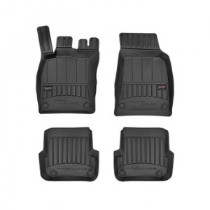 Covorase Auto Tip Tavita Audi A6 C6 Din 2006 - 2011 , Set Covorase Auto Tip Tavita Premium 3D, din cauciuc accesorii pentru autoturismul tau - masina v169600