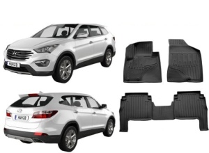 Covorase Hyundai Santa Fe II (Cm) (2010-2012) Set presuri auto tavita - Img 2