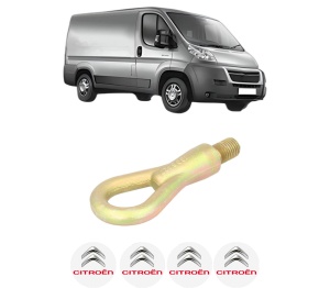 Cui carlig remorcare, tractare auto CITROEN JUMPER II Van din 2006-2020, Otel, Cri-Flo, 4 Stickere cu CITROEN - Img 2