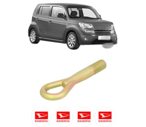 Cui carlig remorcare, tractare auto DAIHATSU MATERIA (M4_) din 2006, Otel, Cri-Flo, 4 Stickere cu DAIHATSU - Img 2