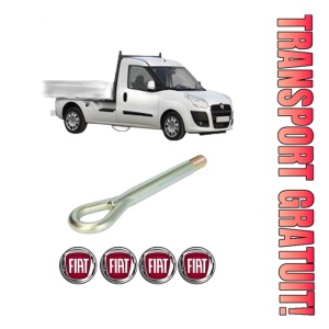 Cui carlig remorcare, tractare auto FIAT DOBLO Platform/Chassis (263_) din 2010-2023, Otel, Cri-Flo, 4 Stickere cu FIAT