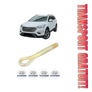 Cui carlig remorcare, tractare auto HYUNDAI GRAND SANTA FÉ din 2013-2018, Otel, Cri-Flo, 4 Stickere cu HYUNDAI