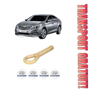 Cui carlig remorcare, tractare auto HYUNDAI GRANDEUR (HG) din 2011-2016, Otel, Cri-Flo, 4 Stickere cu HYUNDAI