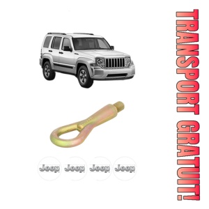 Cui carlig remorcare, tractare auto JEEP LIBERTY din 2008, Otel, Cri-Flo, 4 Stickere cu JEEP