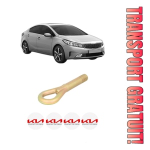 Cui carlig remorcare, tractare auto KIA CERATO IV Saloon (BD, BDM) din 2018, Otel, Cri-Flo, 4 Stickere cu KIA