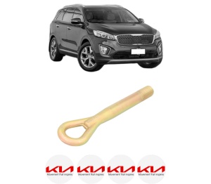 Cui carlig remorcare, tractare auto KIA SORENTO III (UM) din 2015-2020, Otel, Cri-Flo, 4 Stickere cu KIA - Img 2