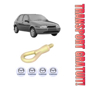 Cui carlig remorcare, tractare auto MAZDA 121 III (JASM, JBSM) din 1996-2003, Otel, Cri-Flo, 4 Stickere cu MAZDA