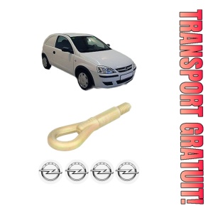 Cui carlig remorcare, tractare auto OPEL CORSA C Hatchback Van (X01) din 2000-2012, Otel, Cri-Flo, 4 Stickere cu OPEL
