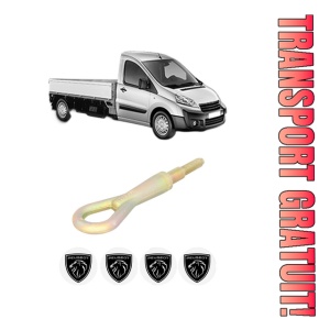 Cui carlig remorcare, tractare auto PEUGEOT EXPERT Platform/Chassis din 2007, Otel, Cri-Flo, 4 Stickere cu PEUGEOT
