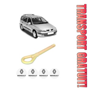 Cui carlig remorcare, tractare auto RENAULT MEGANE I Grandtour (KA0/1_) din 1999-2000, Otel, Cri-Flo, 4 Stickere cu RENAULT