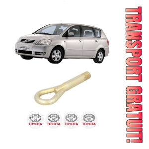 Cui carlig remorcare, tractare auto TOYOTA AVENSIS VERSO (_M2_) din 2001-2009, Otel, Cri-Flo, 4 Stickere cu TOYOTA