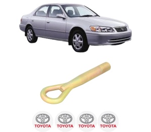 Cui carlig remorcare, tractare auto TOYOTA CAMRY Saloon (_V3_) din 2001-2006, Otel, Cri-Flo, 4 Stickere cu TOYOTA - Img 2