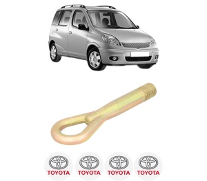 Cui carlig remorcare, tractare auto TOYOTA YARIS VERSO (_P2_) din 1999-2005, Otel, Cri-Flo, 4 Stickere cu TOYOTA - Img 2