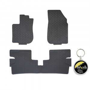 Dacia Duster (2010-2017) Set 3 covorase auto cauciuc Exclusive Line pentru accesorii pentru autoturismul tau - masina v237773