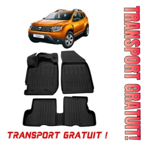 Dacia Duster (2018 - prezent) Set covorase auto cauciuc G.Modern Line 3D transport gratuit