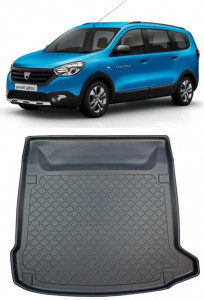 Dacia Lodgy Combi din 07.2012 - Prezent *3, Tavita Pentru Portbagaj Lux Premium Dedicata, accesorii pentru autoturismul tau - masina v201904
