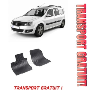Dacia Logan II, Combi, fabricat din 09.2013 - 12.2020, 5 Locuri, set covorase auto dedicate, din cauciuc 100% Premium - Transport Gratuit