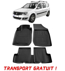 Dacia Logan Mcv (2006-2012) Set covorase auto cauciuc G.Modern Line 3D transport gratuit accesorii pentru autoturismul tau - masina v50522
