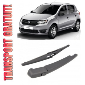Dacia Sandero II Brat stergator pentru luneta spate cu lamela 300 mm, compatibil cu Dacia Sandero II fabricat intre 2012, calitate extra