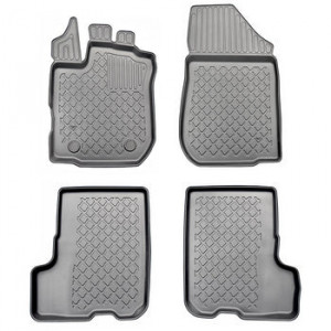 Dacia Sandero II, Hatchback, Din 12.2012 - 12.2020 , Set Covorase Auto Tip Tavita Premium 3D, din cauciuc accesorii pentru autoturismul tau - masina v174517