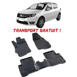 Dacia Sandero III 2020- Set 4 covorase auto din cauciuc tip tavita premium line 3D - Transport Gratuit! accesorii pentru autoturismul tau - masina v49270