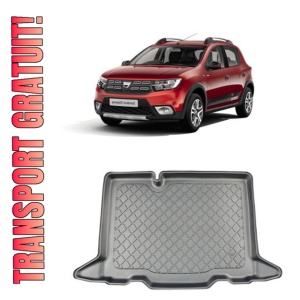Dacia Sandero III Hatchback din 01.2021 - Prezent, Tavita Pentru Portbagaj Lux Premium Dedicata, Portbagaj Inferior Fara Podea Variabila Pe Inaltime *1