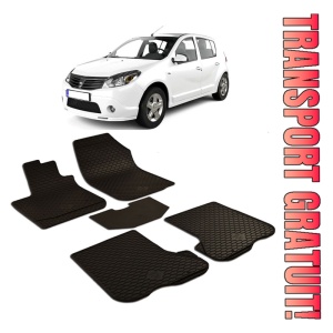 Dacia Sandero Stepway (2008-2012) Set 5 covorase auto cauciuc Urban Line