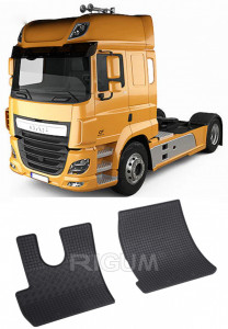 Daf Cf Euro 6, Cargo, fabricat din 2014 - Prezent, set covorase auto dedicate, din cauciuc 100% Premium accesorii pentru autoturismul tau - masina v154932