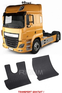 Daf Cf Euro 6, Cargo, fabricat din 2014 - Prezent, set covorase auto dedicate, din cauciuc 100% Premium - Transport Gratuit accesorii pentru autoturismul tau - masina v40139