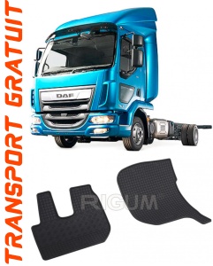 Daf Lf Euro 6, Cargo, fabricat din 2013 - Prezent, set covorase auto dedicate, din cauciuc 100% Premium accesorii pentru autoturismul tau - masina v154912