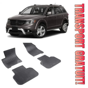 Dodge Journey, Suv, fabricat din 06.2008 - Prezent, set covorase auto dedicate, din cauciuc 100% Premium
