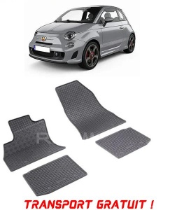 Fiat 500L, Hatchback, fabricat din 2012 - Prezent, set covorase auto dedicate, din cauciuc 100% Premium - Transport Gratuit accesorii pentru autoturismul tau - masina v40088