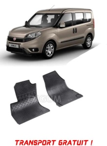 Fiat Doblo II, Van, fabricat din 2010 - Prezent, 2 Locuri, set covorase auto dedicate, din cauciuc 100% Premium - Transport Gratuit accesorii pentru autoturismul tau - masina v40063