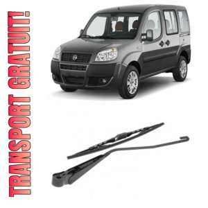 Fiat Doblo MPV Brat stergator pentru luneta spate cu lamela 350 mm, compatibil cu Fiat Doblo MPV Van fabricat intre 2001-2005, calitate extra