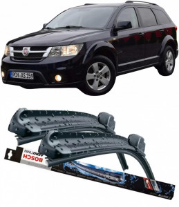 Fiat Freemont Set 2 stergatoare parbriz Bosch Bosch Aerotwin compatibile cu Fiat Freemont 2011-2016 (60 cm / 47.5 cm) accesorii pentru autoturismul tau - masina v120726