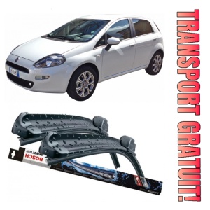 Fiat Grande Punto Van Set 2 stergatoare parbriz Bosch Aerotwin 600/475mm compatibile cu Fiat GRANDE PUNTO Van (199_) (2006-2013) (65 cm / 38 cm)