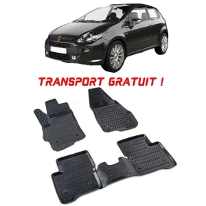 Fiat Punto III2005-2018 Set 4 covorase auto din cauciuc tip tavita premium line 3D - Transport Gratuit! accesorii pentru autoturismul tau - masina v49201