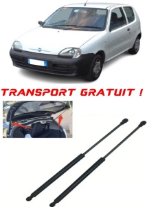 FIAT SEICENTO / 600 (187_) - Set 2 amortizoare pentru portbagaj / haion compatibil cu FIAT SEICENTO / 600 (187_) fabricat 1997 – 2008 accesorii pentru autoturismul tau - masina v28346